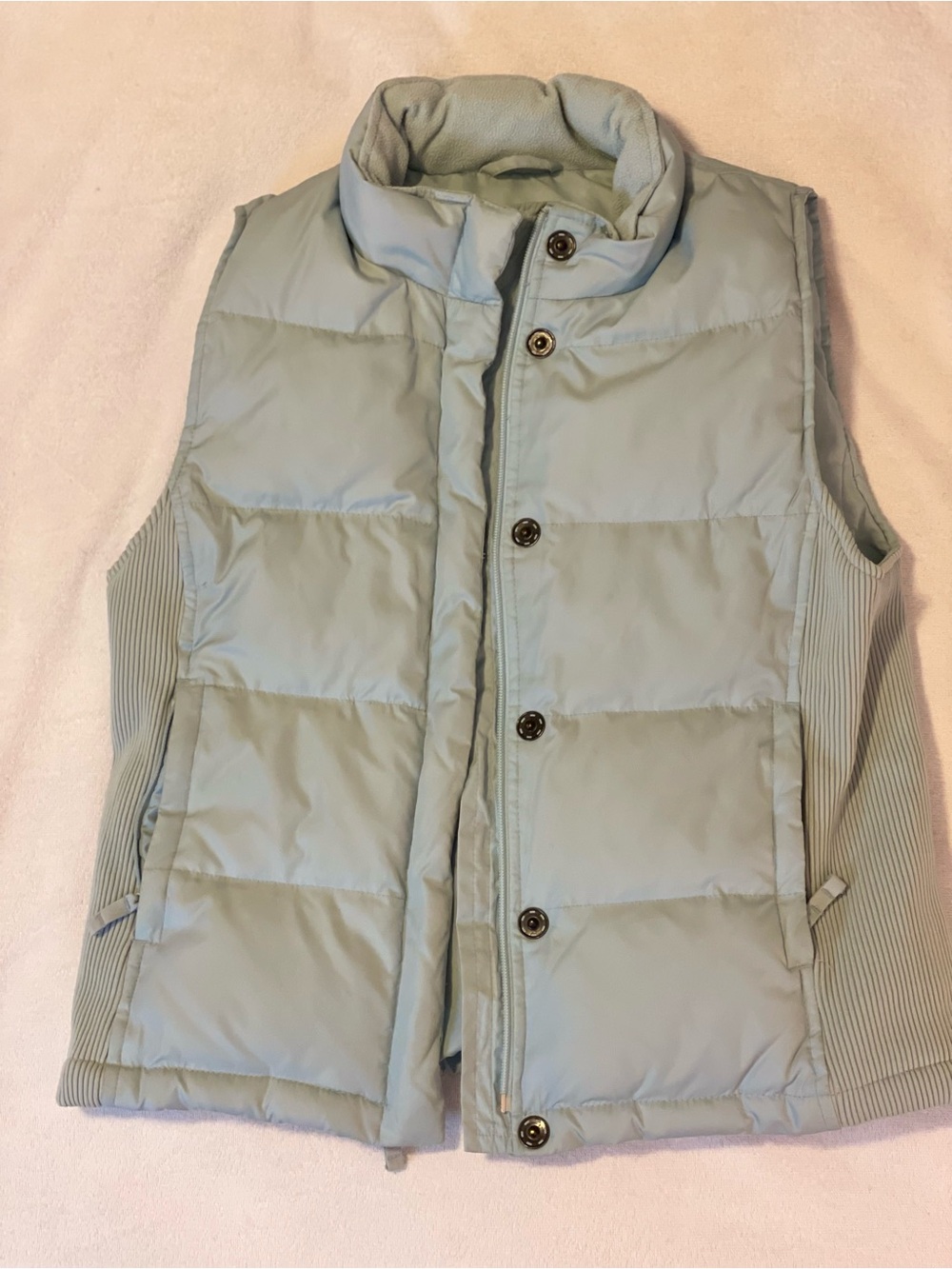 GAP Pale Blue Quilted Vest
